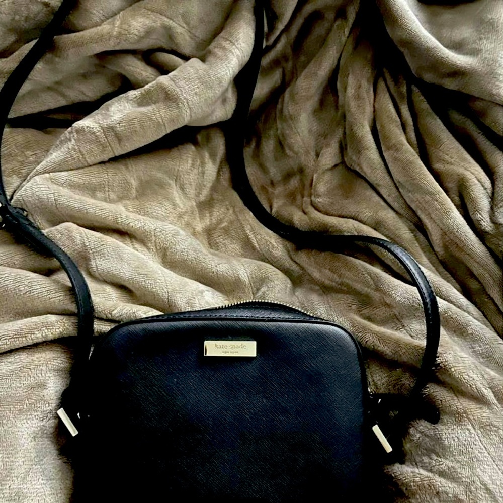Kate Spade Black leather crossbody